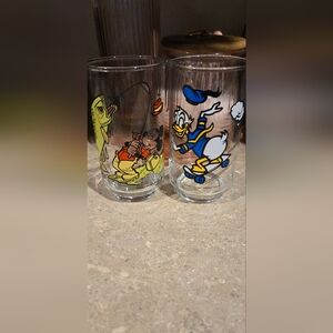 Disney Character Glass Tumblers